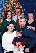 Rebecca (Becky) Dorrough, David, Amanda, Spencer, Matt, Jolene Clabaugh